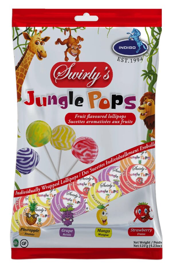 Swirly's Jungle Pops packet