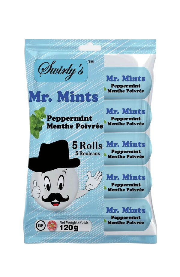 Mr. Mints Peppermint Rolls packet