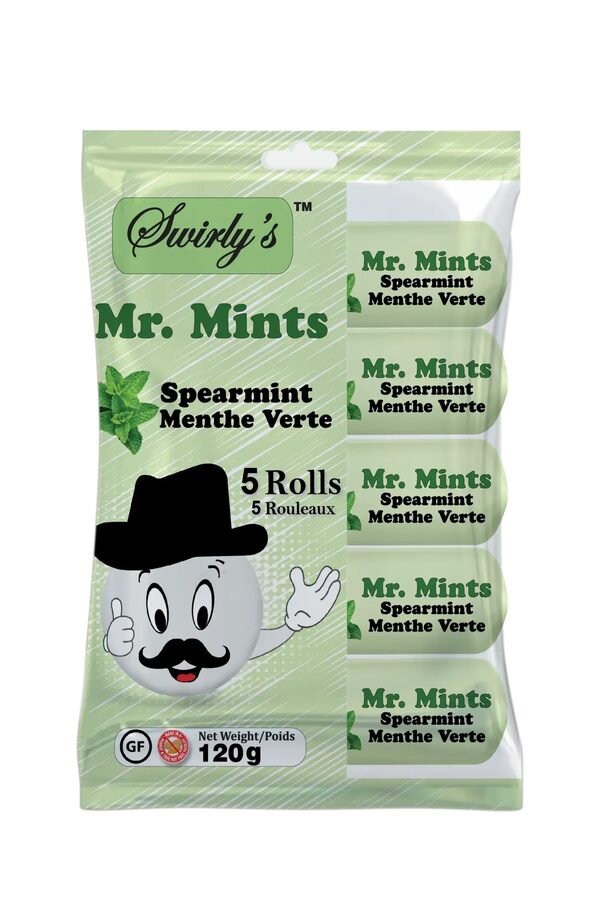 Mr. Mints Spearmint Rolls packet
