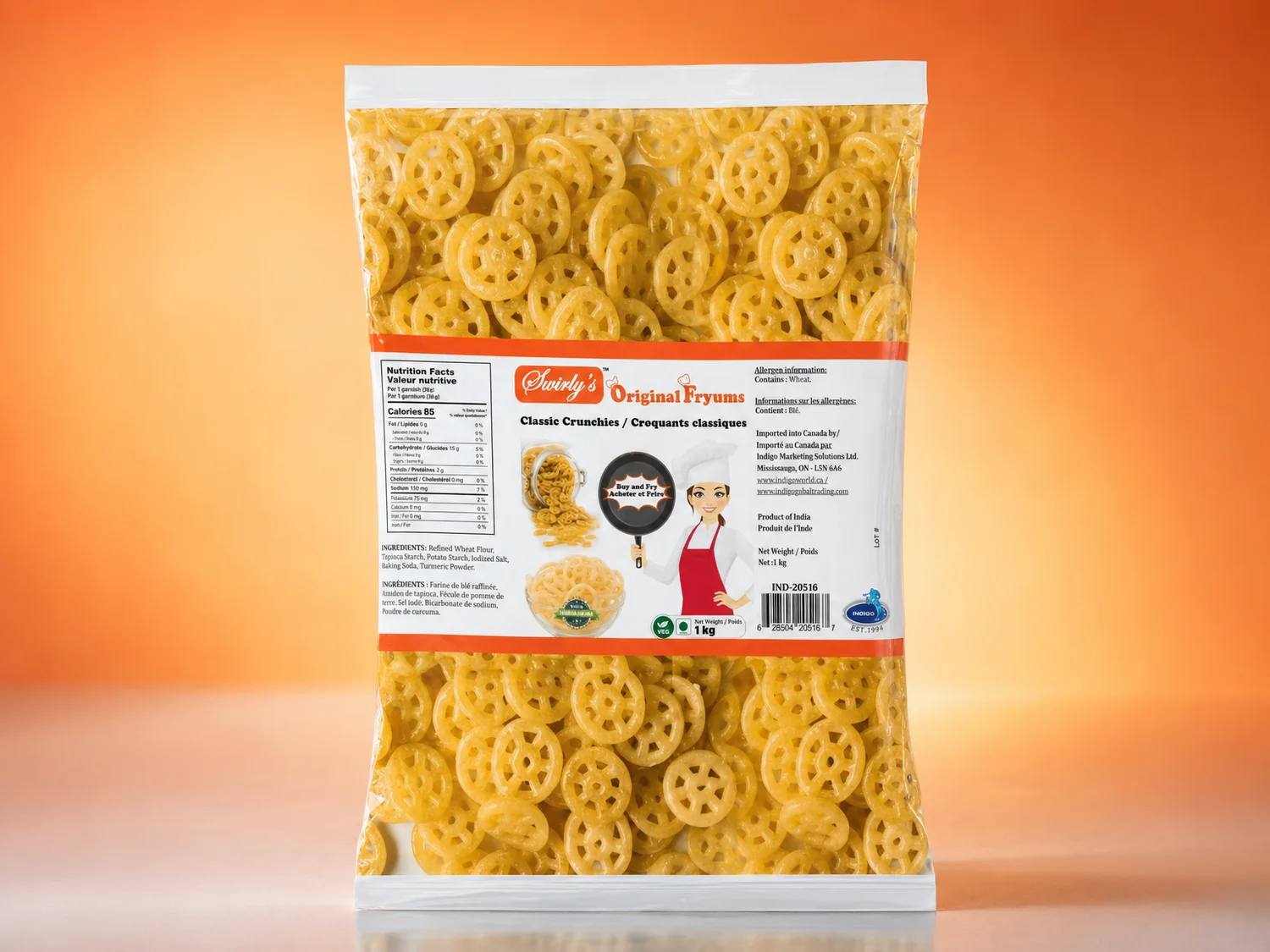 Fryums Classic Crunchies 1kg foodservice pouch