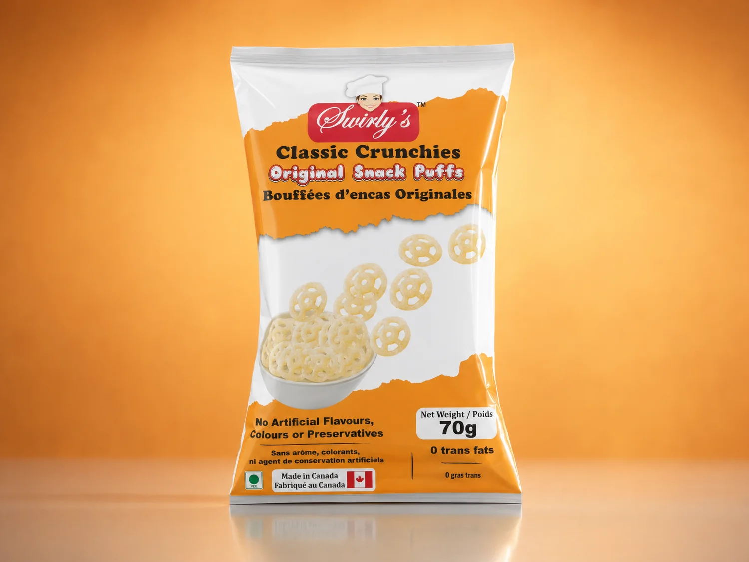 Classic Crunchies Snack Puffs packet