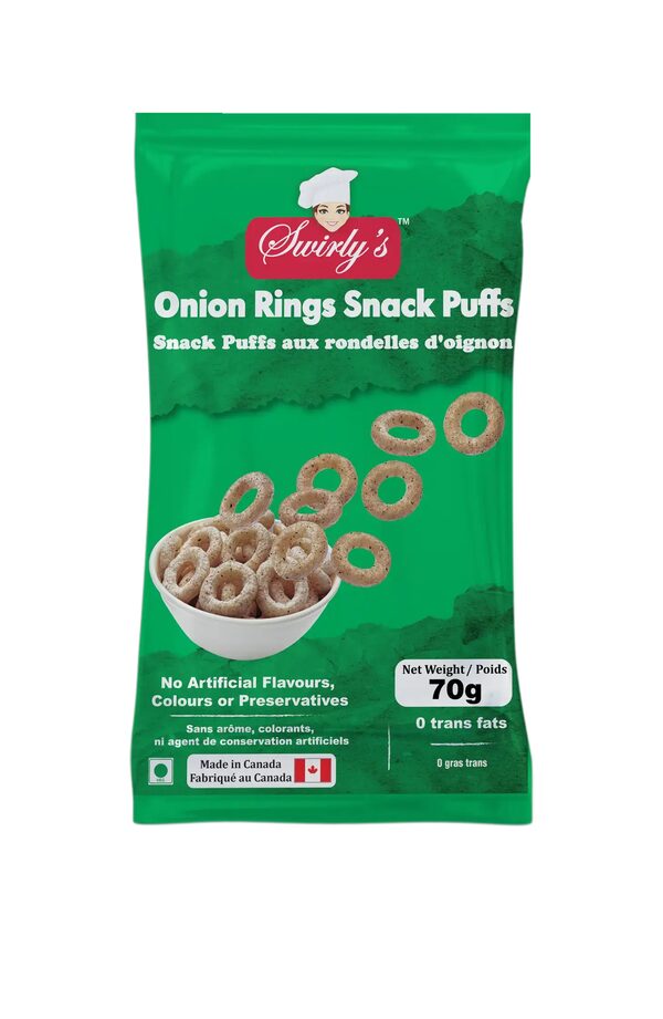 Onion Rings Snack Puffs packet